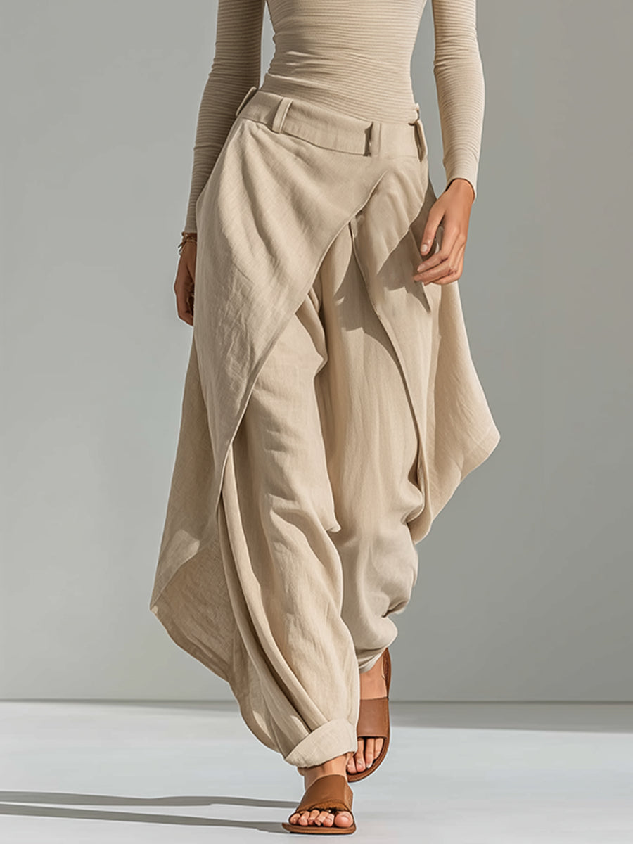 Giuliana | Conjunto Beige de Cuello Barco