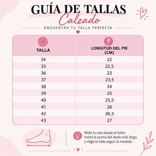 Tabla de tallas