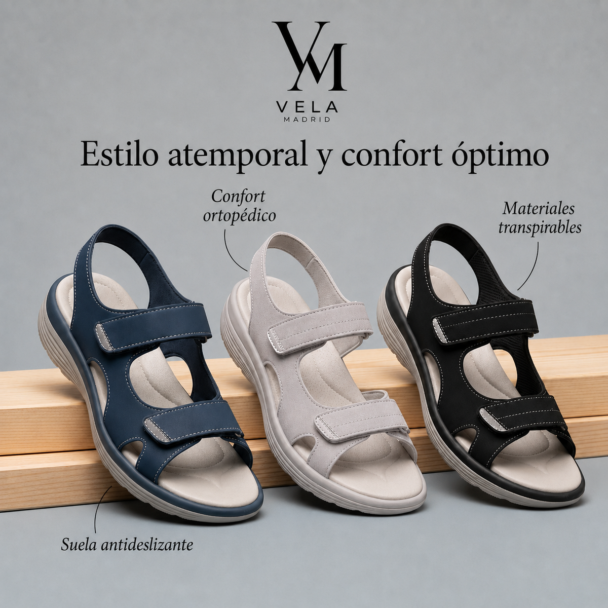 SHOPIE | SANDALIAS CONFORT AJUSTABLES