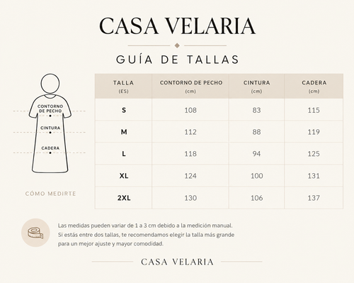 Tabla de tallas