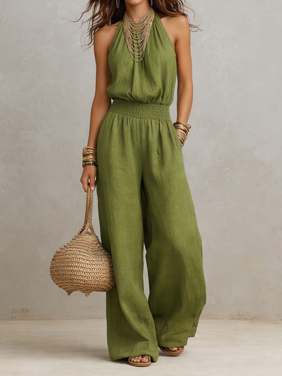 YAMILA | MONO CON CUELLO HALTER