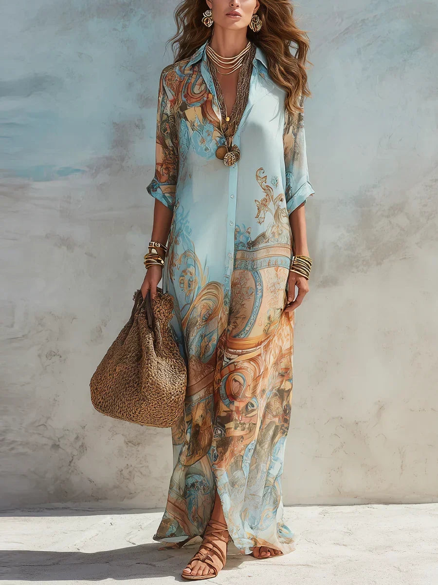 MARA | VESTIDO ELEGANTE DE VERANO DE CORTE FLUIDO