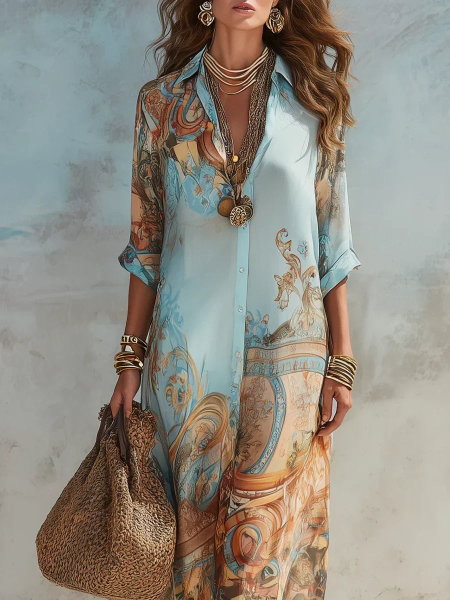 MARA | VESTIDO ELEGANTE DE VERANO DE CORTE FLUIDO