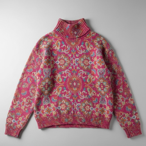 Mirabel | Suéter de Cuello Alto Decorativo