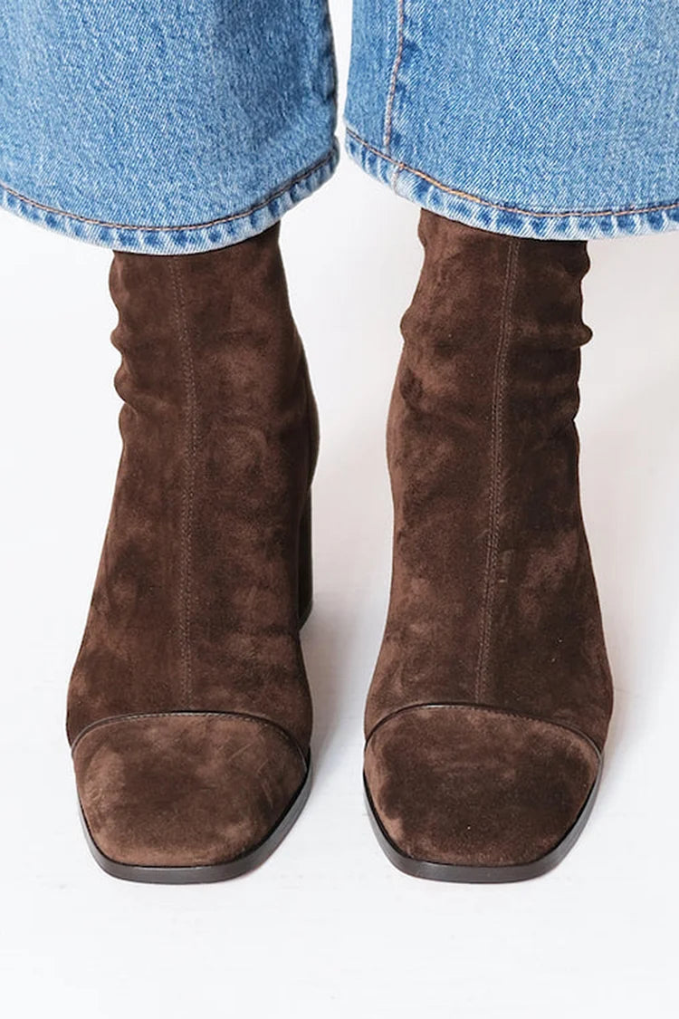 Margaux™ | BOTINES DE ANTE ELEGANTES