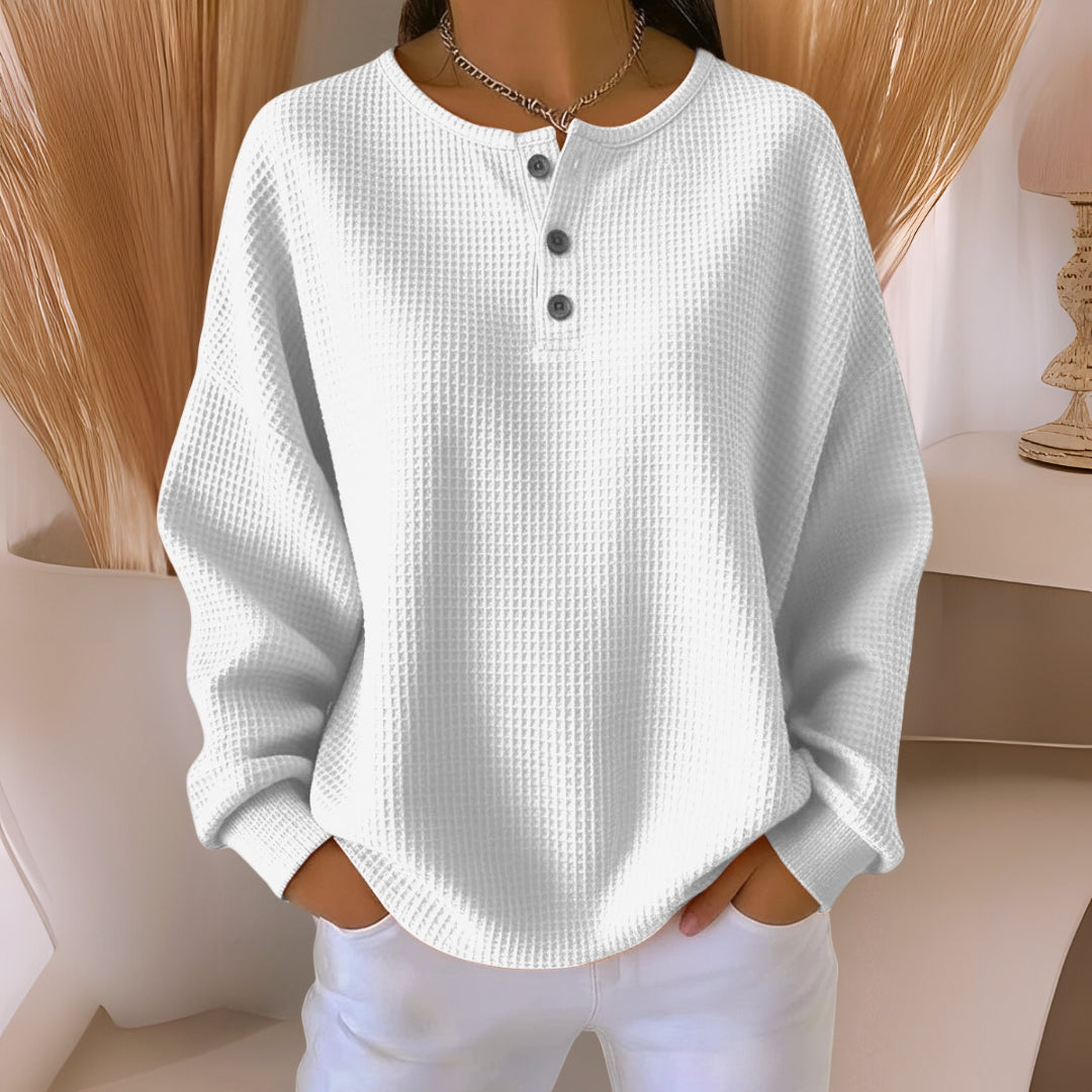 Bernadette | Camiseta de Cuello Botón Casual
