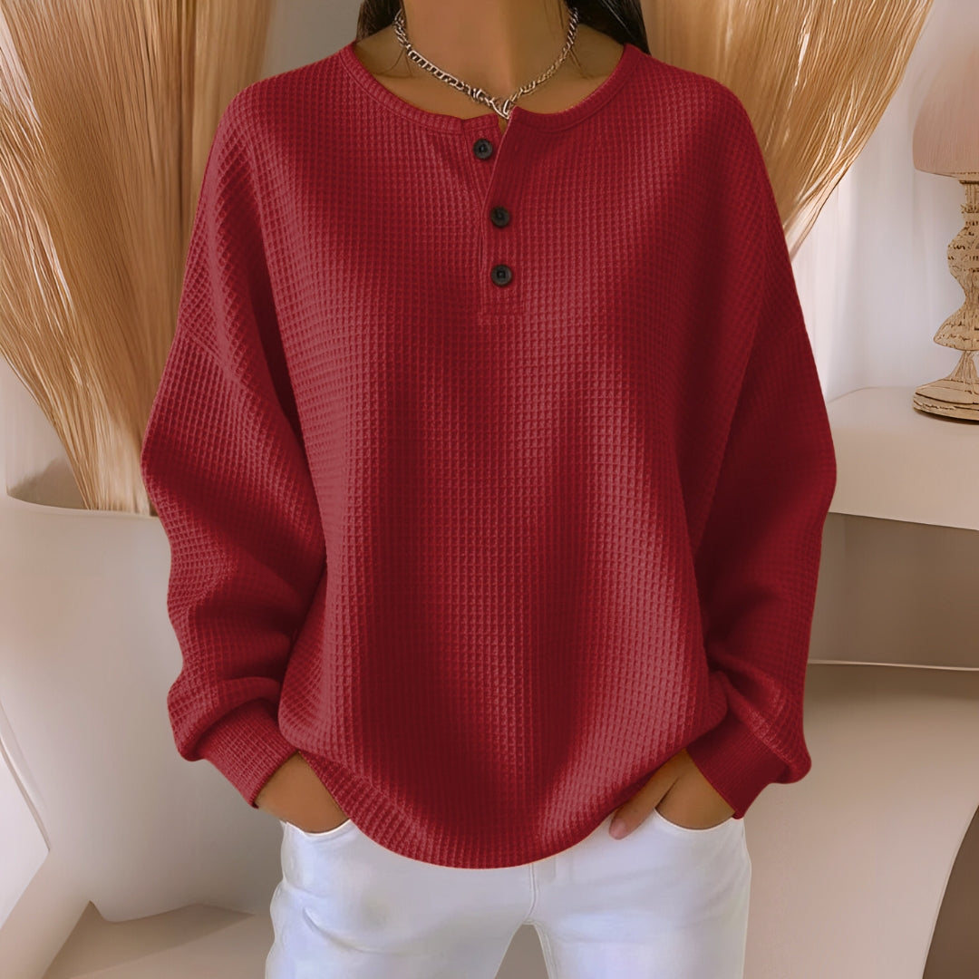 Bernadette | Camiseta de Cuello Botón Casual
