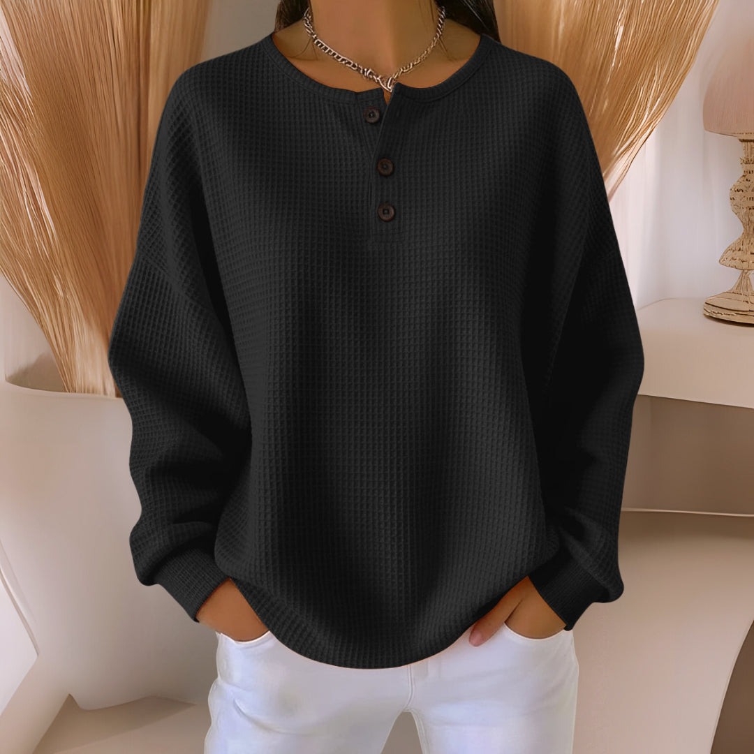 Bernadette | Camiseta de Cuello Botón Casual
