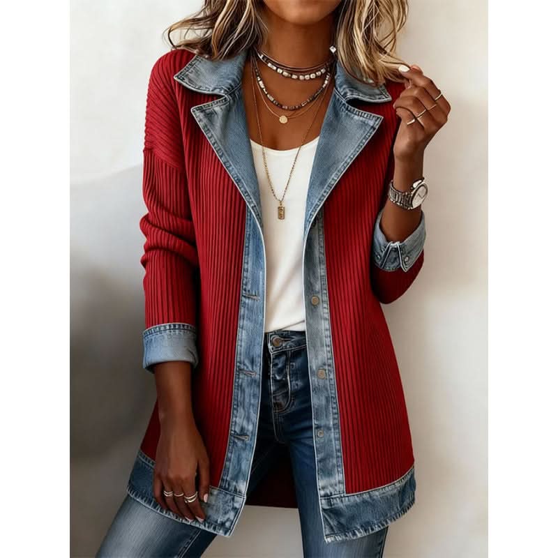 Celine | Chaqueta Entallada con Ribete Contraste