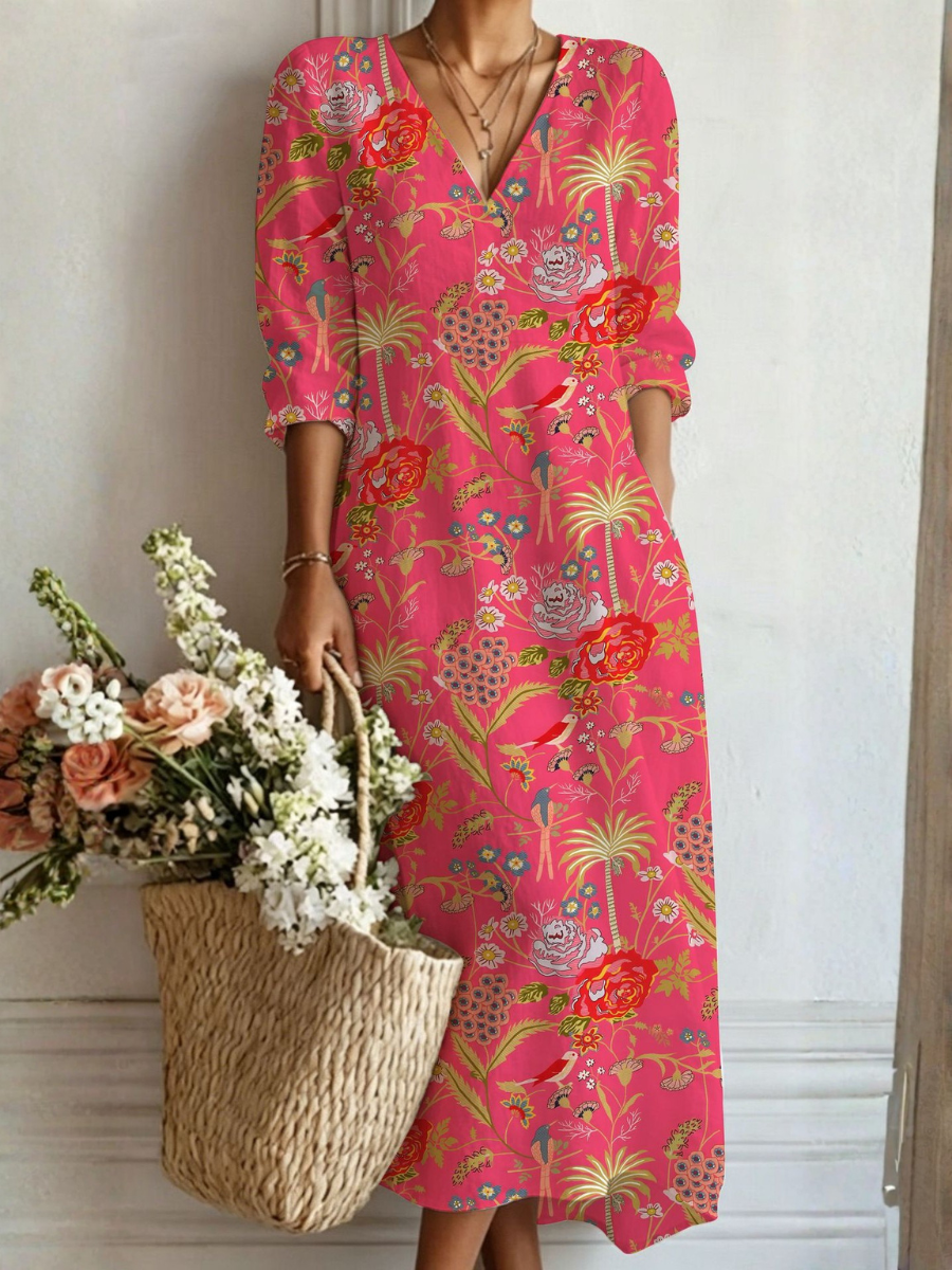 MARIOLA™ | VESTIDO LARGO BOHEMIO