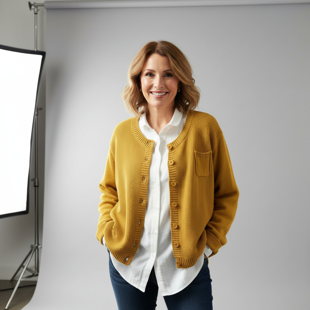 Lavinia | Cárdigan Casual con Botones
