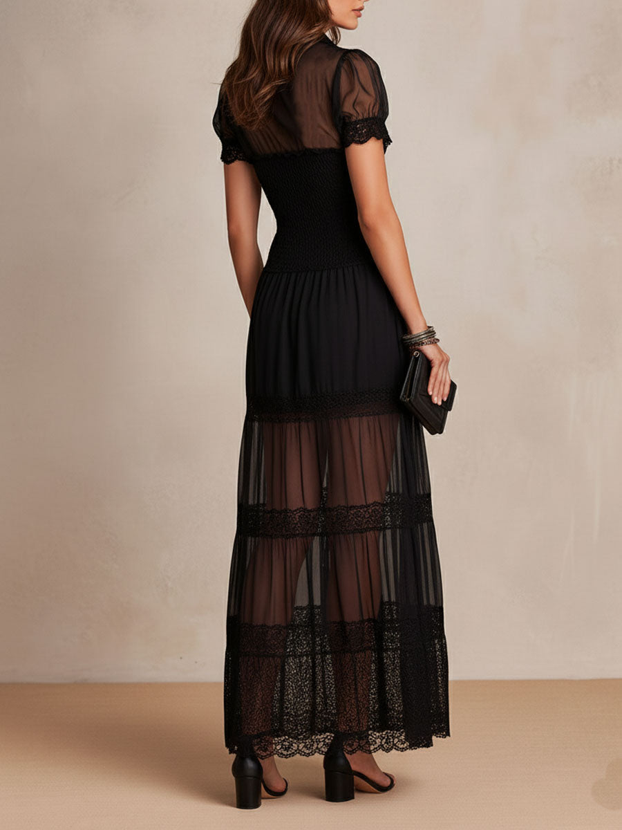 JULIETTE | LARGO VESTIDO DE ENCAJE