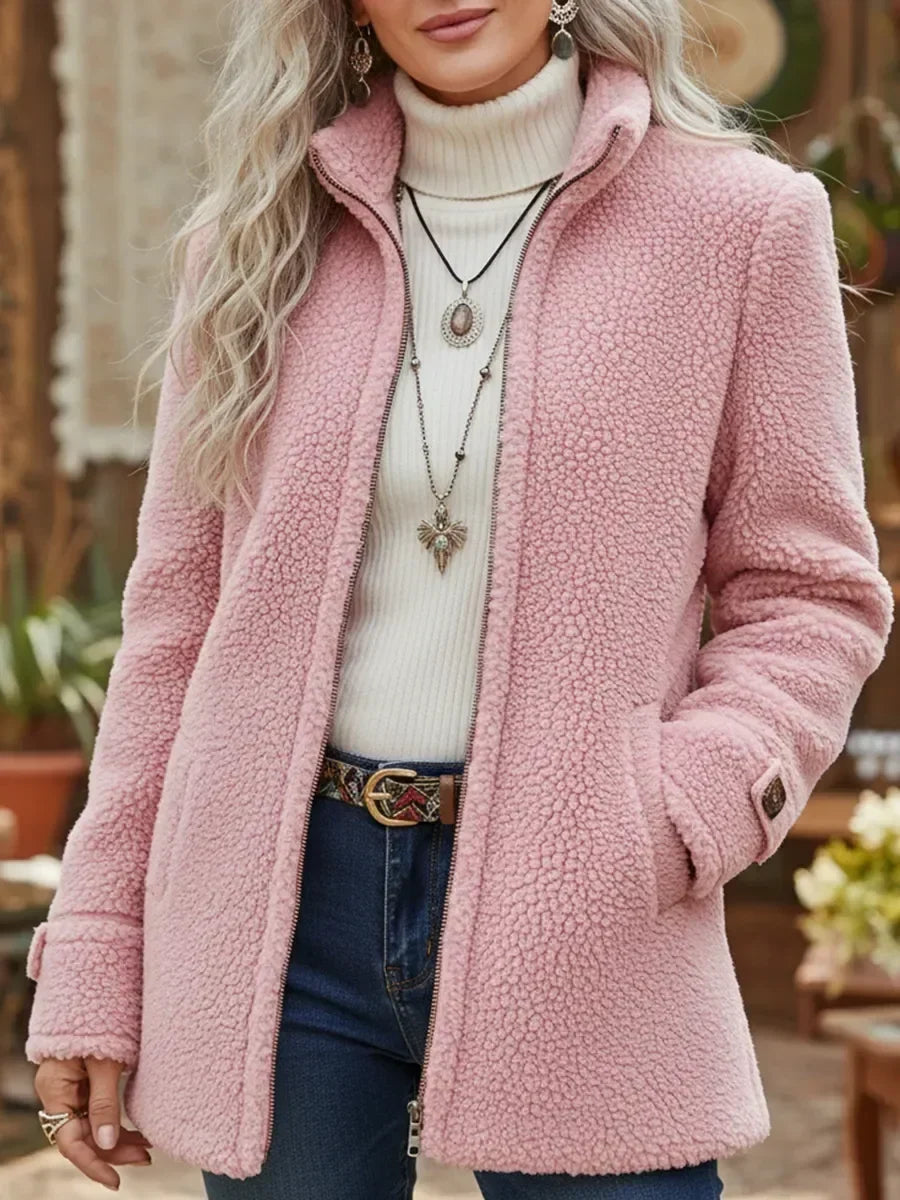 Deanna | Chaqueta Cómoda de Cuello Alto
