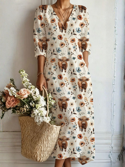 ZULEMA™ | VESTIDO LARGO BOHEMIO