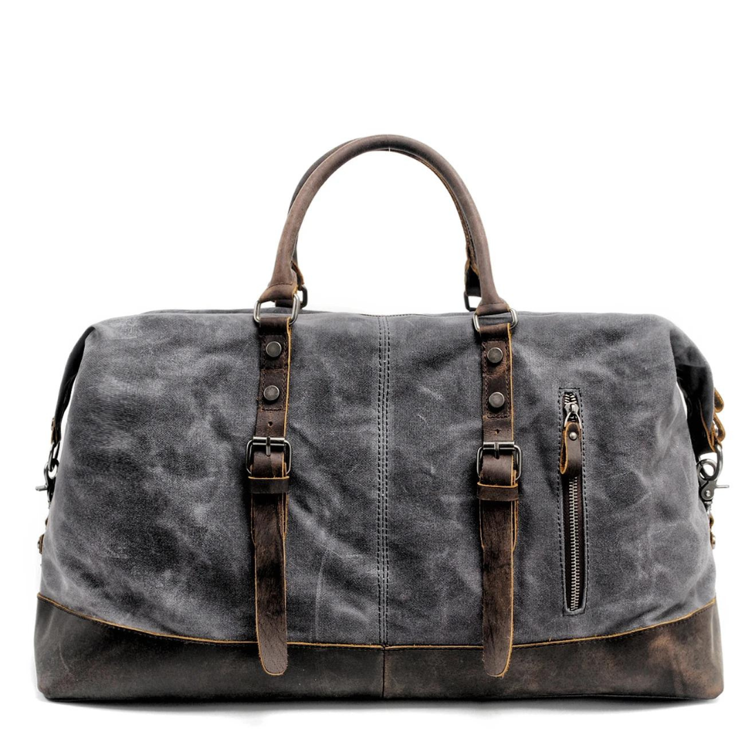 Bolso de Viaje Kingsley en Lona y Cuero