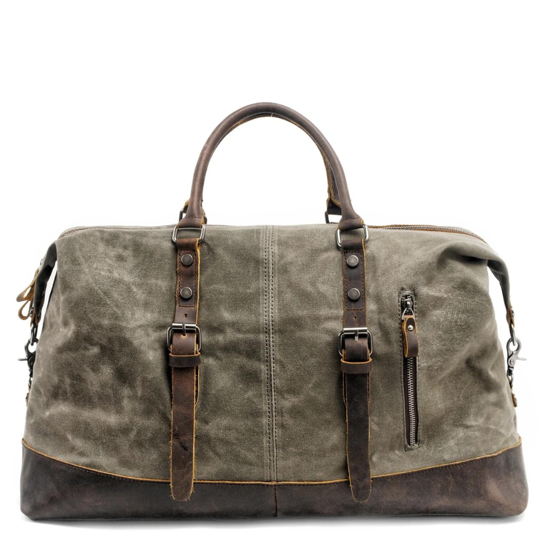 Bolso de Viaje Kingsley en Lona y Cuero