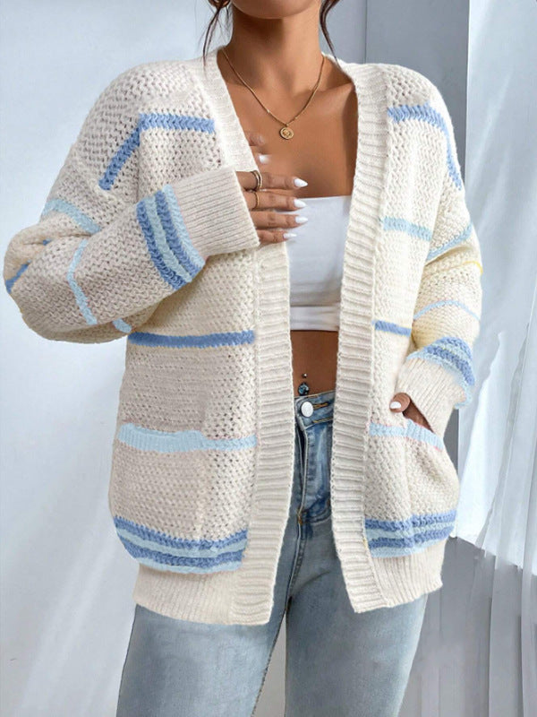 Suave Cardigan Oversize de Punto