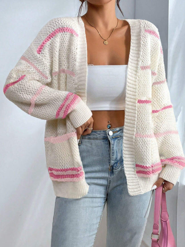 Suave Cardigan Oversize de Punto