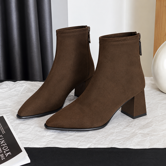 Juliette™ | BOTINES DE ANTE ELEGANTES