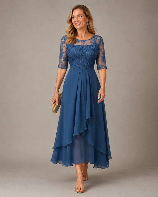 ROSA – VESTIDO MIDI DE ENCAGE QUE ENALTECE TU SILUETA
