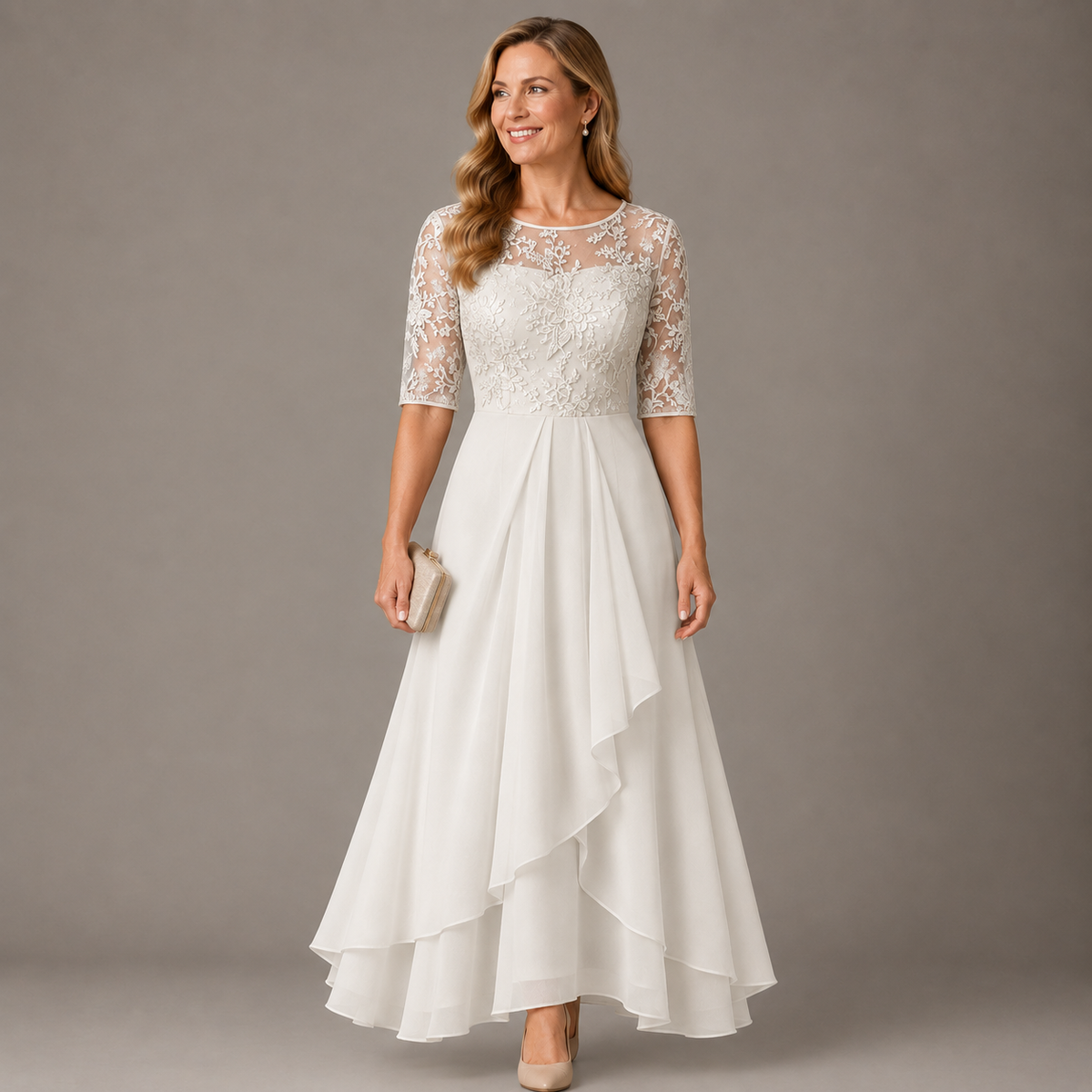 ROSA – VESTIDO MIDI DE ENCAGE QUE ENALTECE TU SILUETA