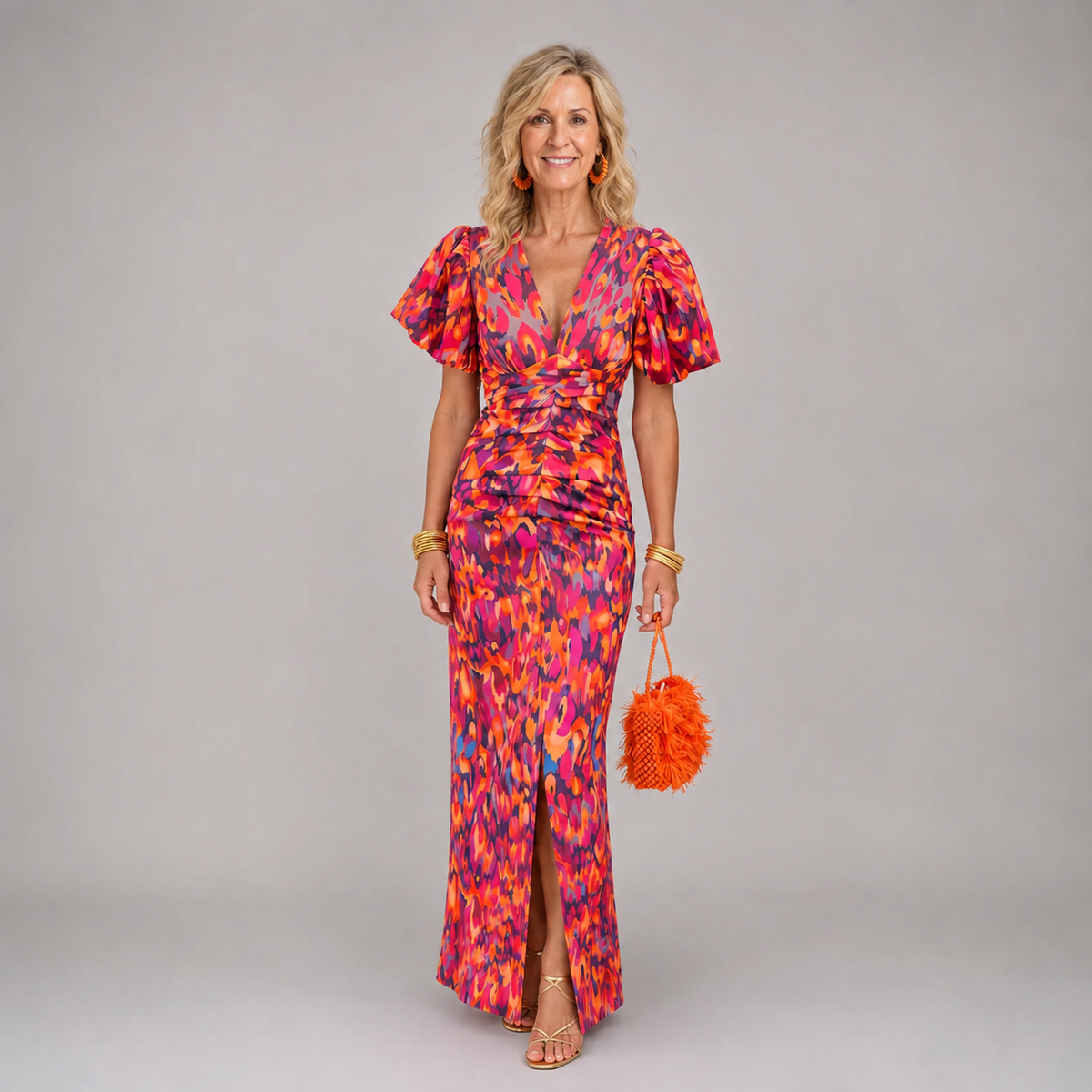 TORA™ – VESTIDO ELEGANTE CON MANGAS PLEGADAS