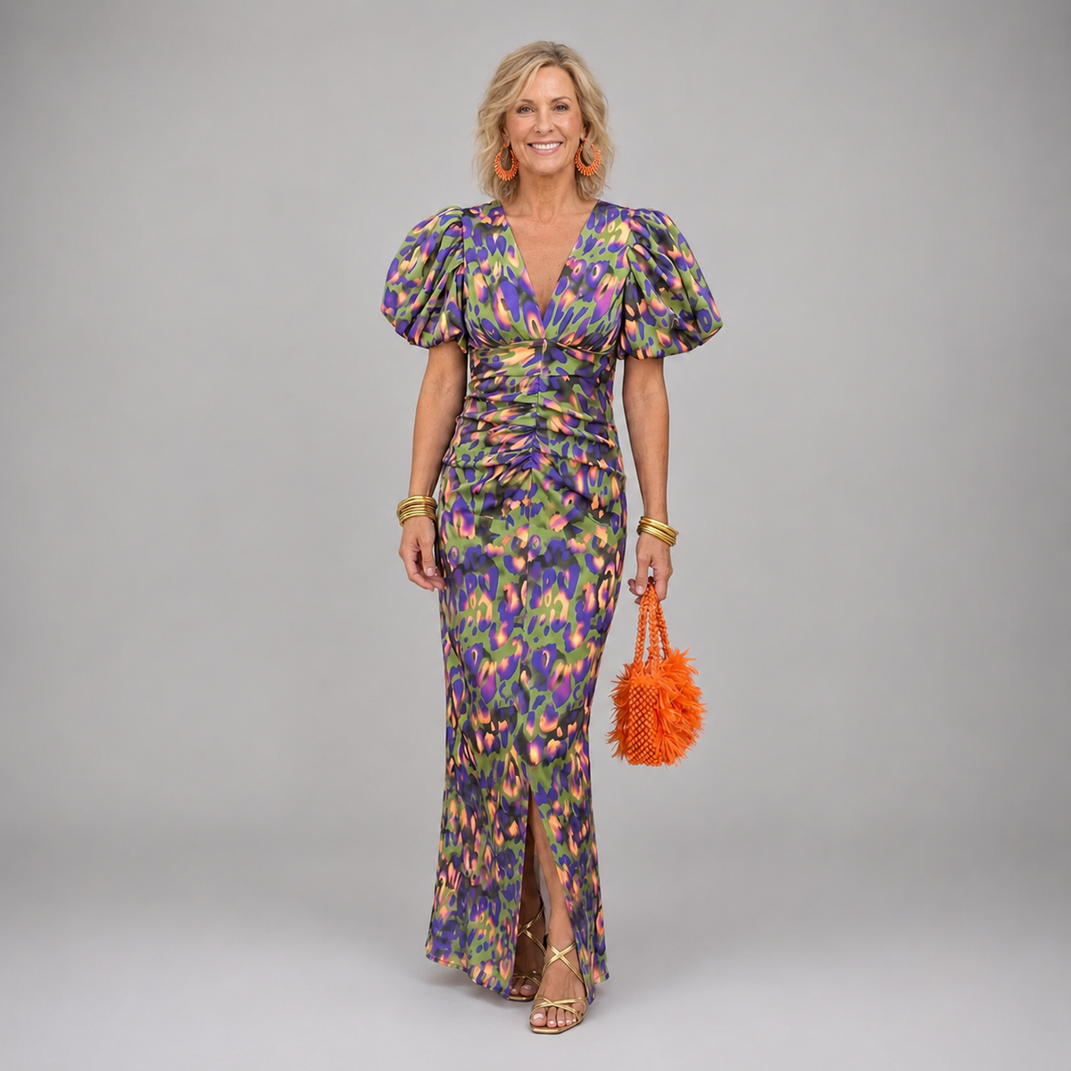 TORA™ – VESTIDO ELEGANTE CON MANGAS PLEGADAS
