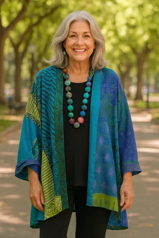 Astrid | Elegant Draped Cardigan