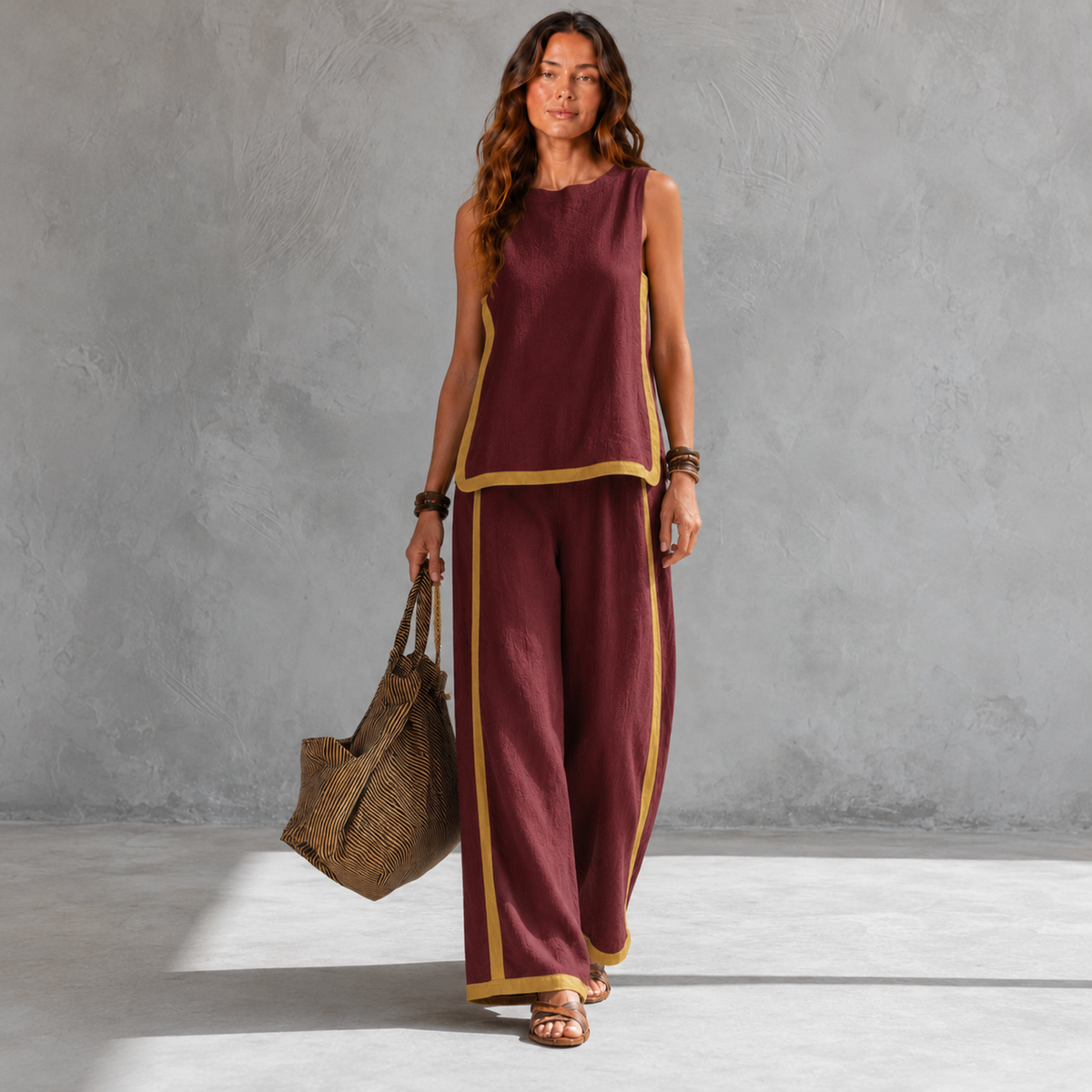 LEILA | CONJUNTO ELEGANTE DE DOS PIEZAS