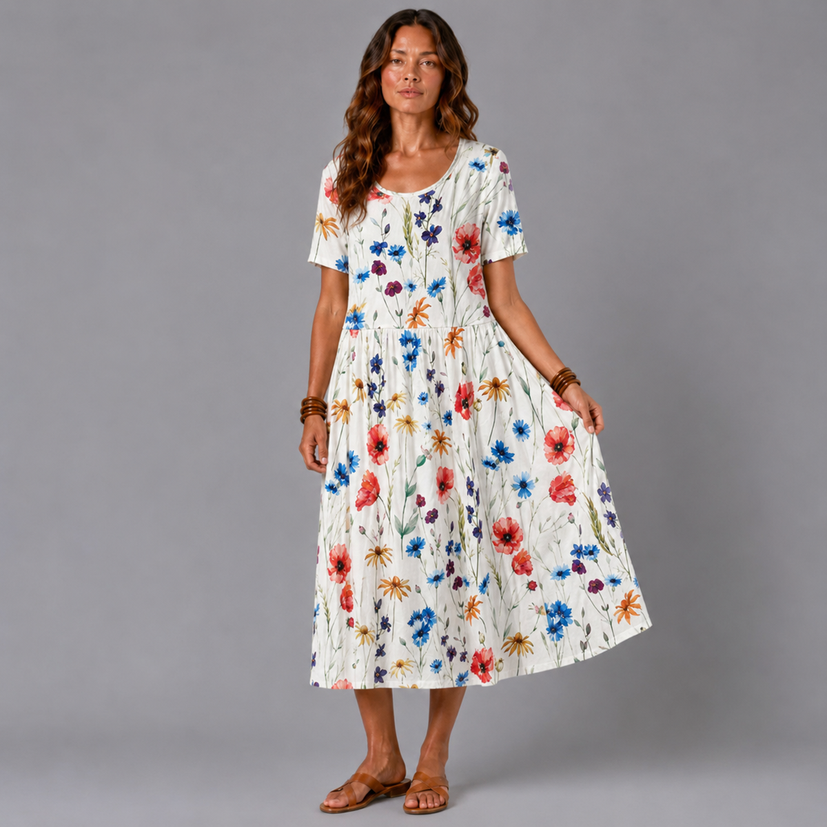 DAFNE™ | VESTIDO DE ESTAMPADO FLORAL