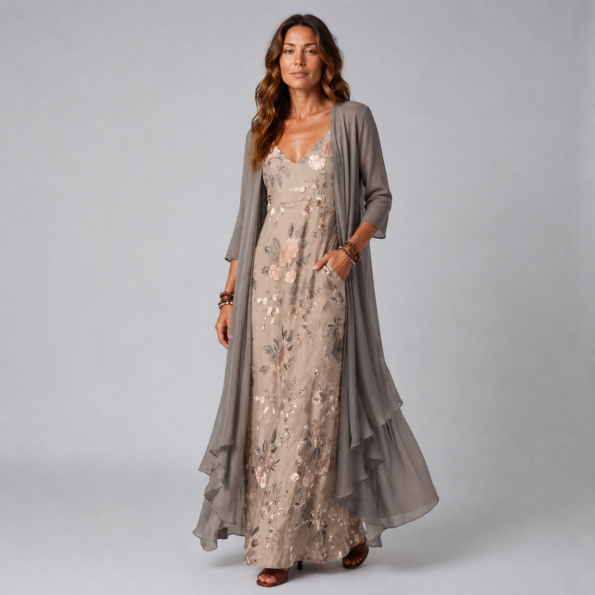 ROMINE | CONJUNTO DE DOS PIEZAS ELEGANTE QUE CUBRE EL VIENTRE