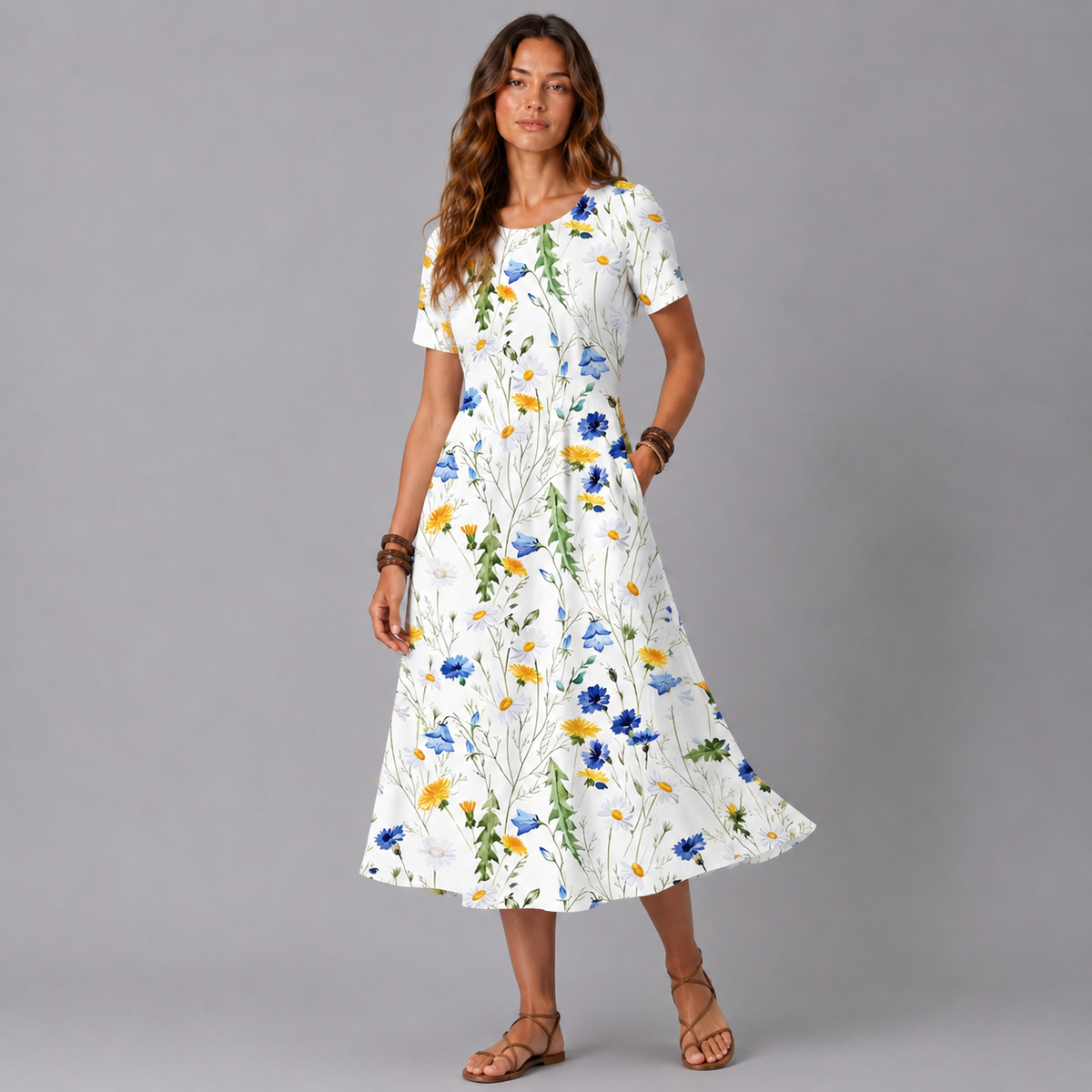 DAFNE™ | VESTIDO DE ESTAMPADO FLORAL