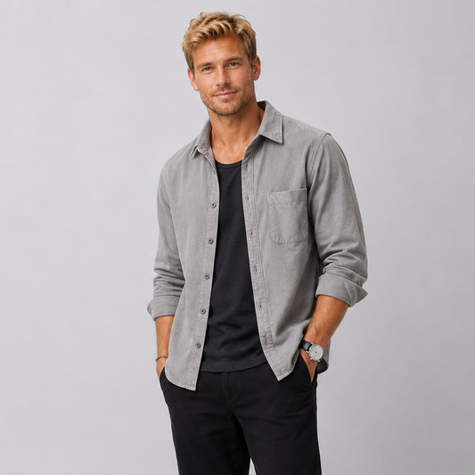 DENNIS | SOBRECAMISA DE PANA PARA HOMBRE