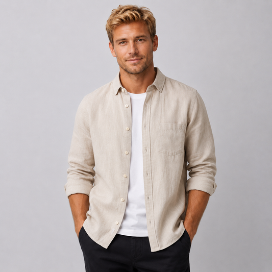 EZIO | CAMISA DE ALGODÓN CASUAL