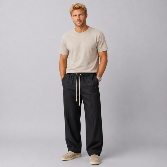 MATEO | PANTALÓN ELEGANTE CON CORDÓN AJUSTABLE