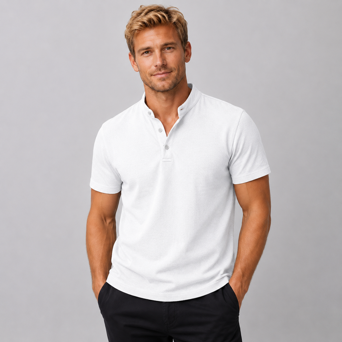 DRAKE | POLO ELEGANTE PARA HOMBRE