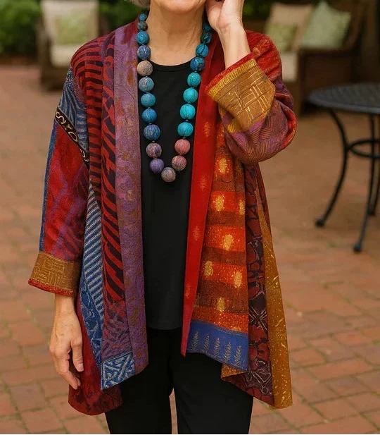 Astrid | Elegant Draped Cardigan