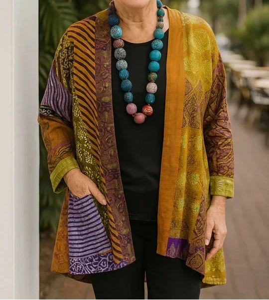 Astrid | Elegant Draped Cardigan