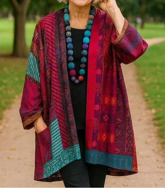 Astrid | Elegant Draped Cardigan