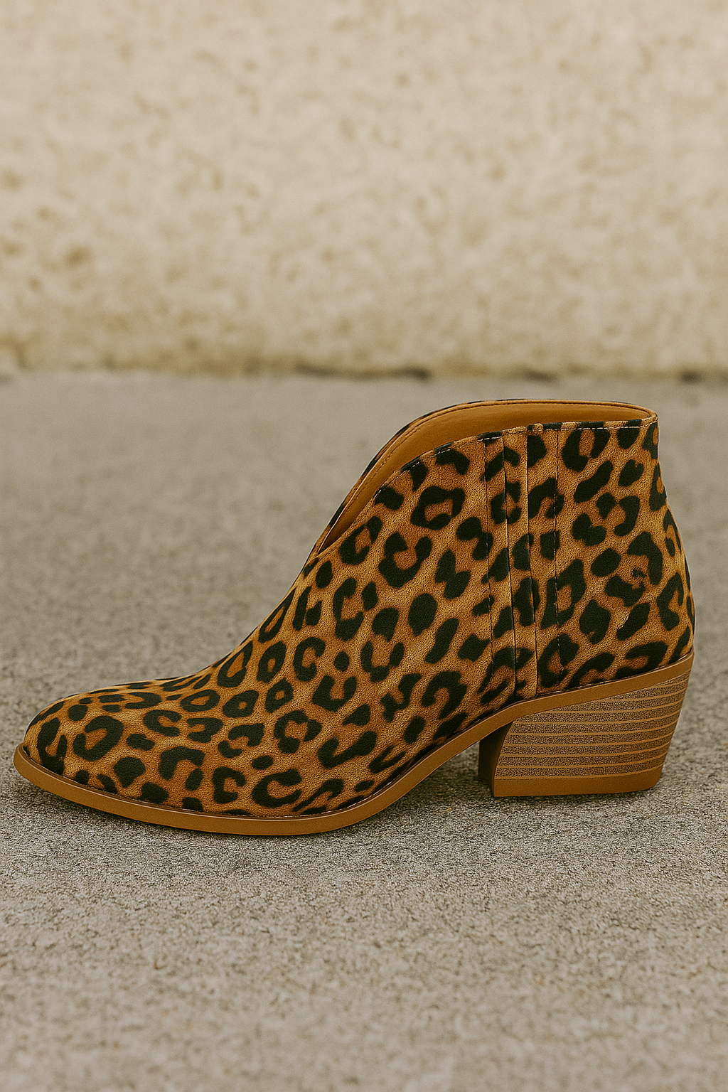 Camille™ | Botines con Estampado de Leopardo