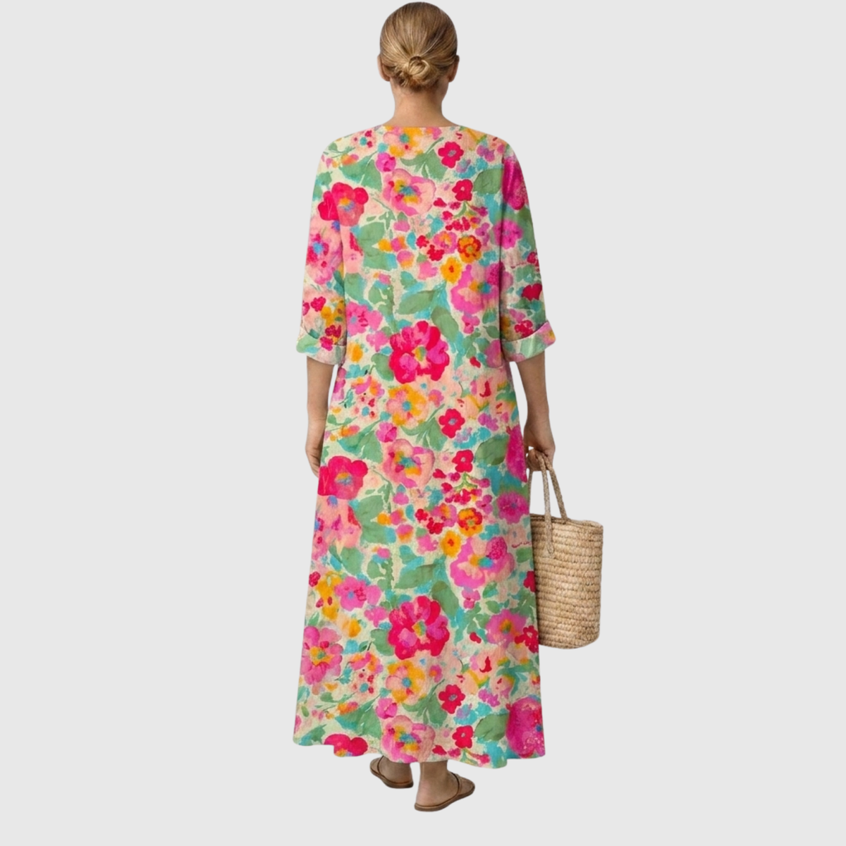 ISOLDE™ | VESTIDO FLORAL ELEGANTE