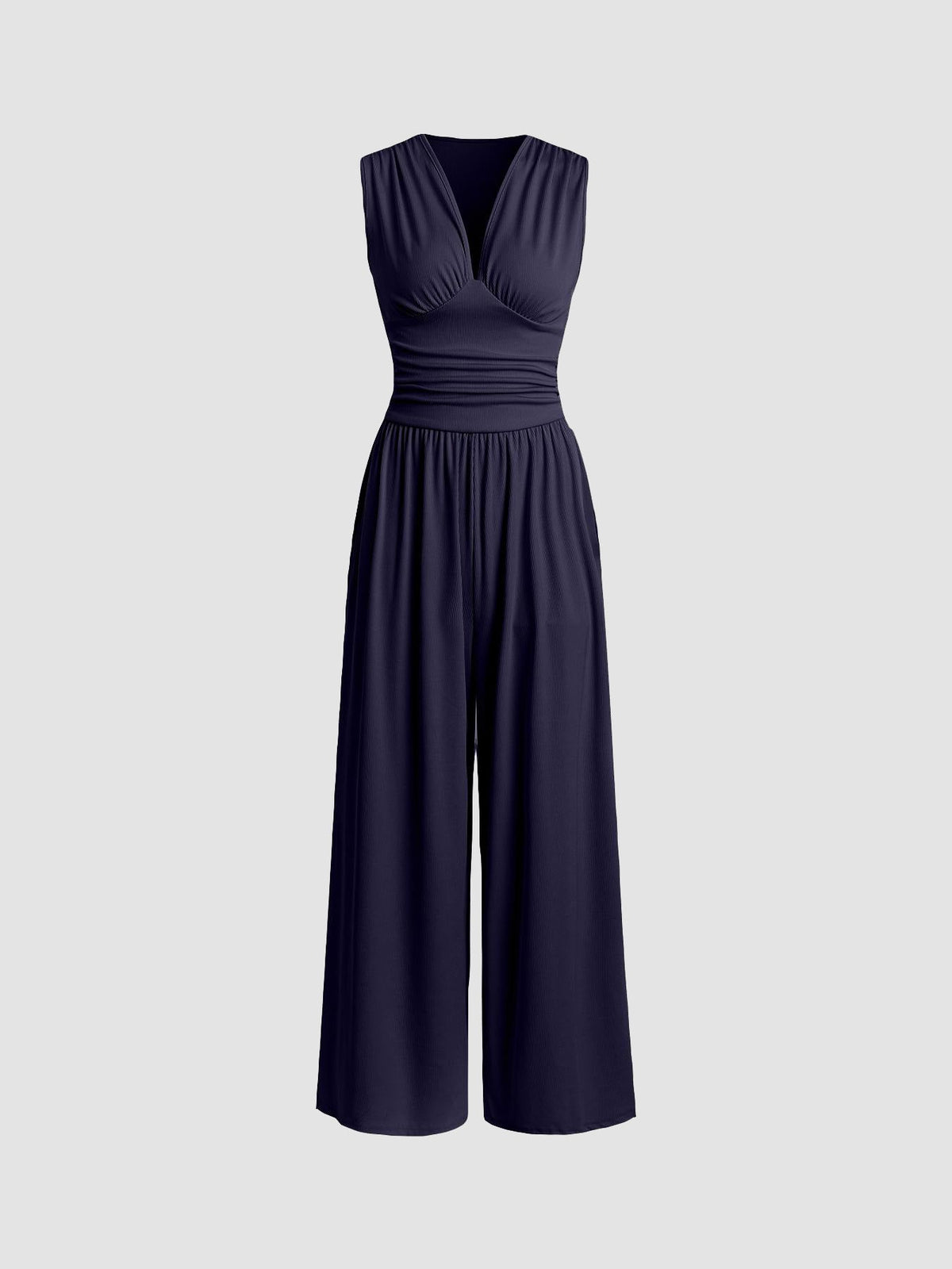 Caridad – Mono Elegante Sin Mangas de Pierna Ancha