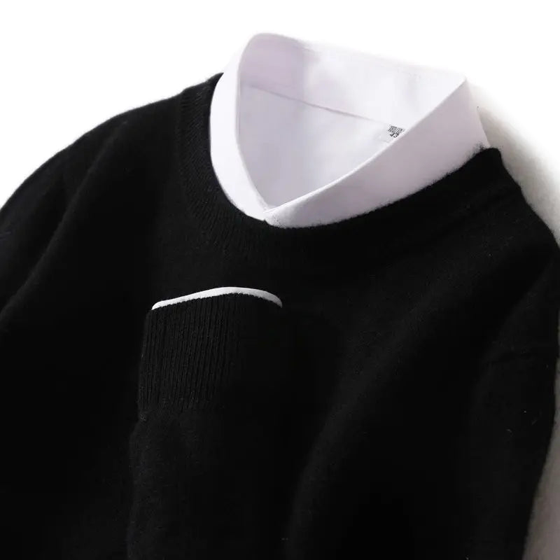 Bonnie | Suéter Suave de Cuello Redondo