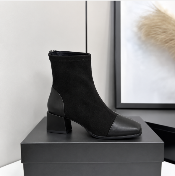 Solène™ | Botines de ante Elegantes