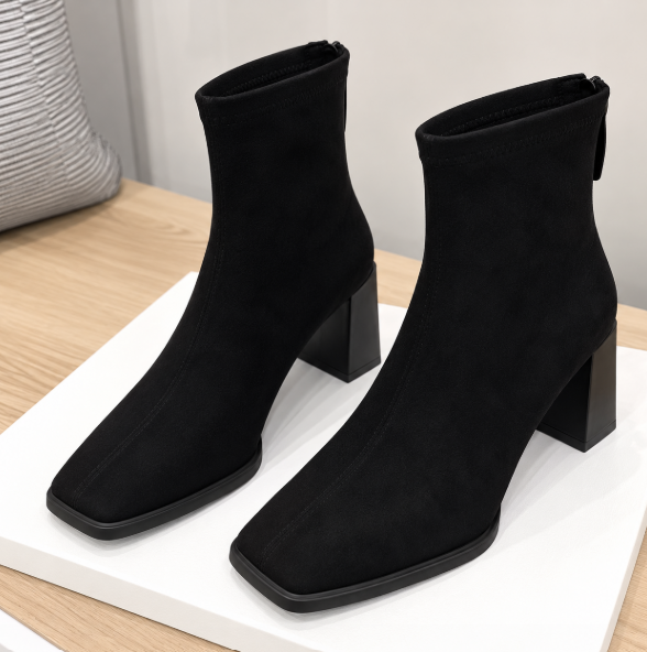 Madeleine™ | Botines de Ante Elegance