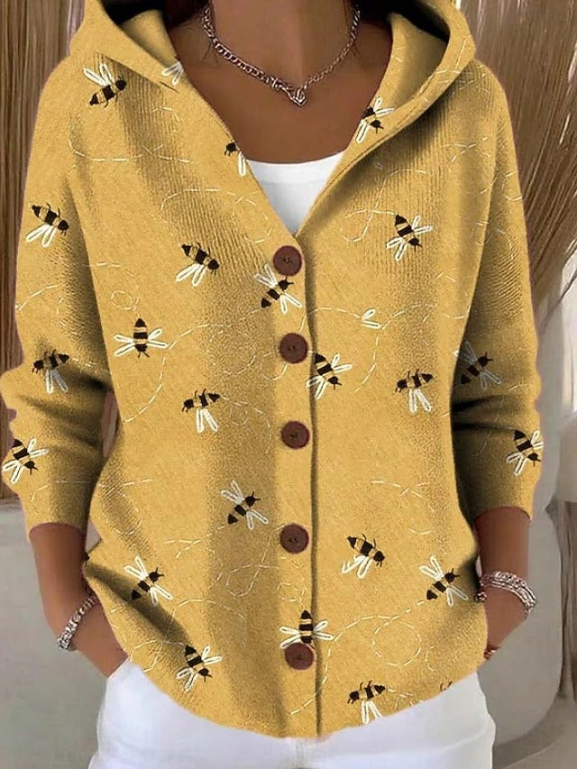 Jivara | Cárdigan Artístico con Capucha en Patchwork