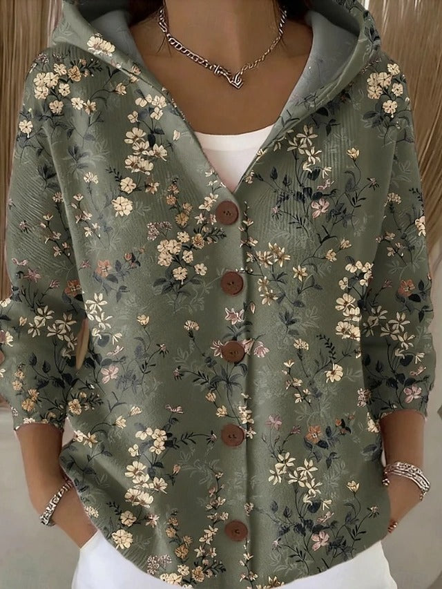 Jivara | Cárdigan Artístico con Capucha en Patchwork