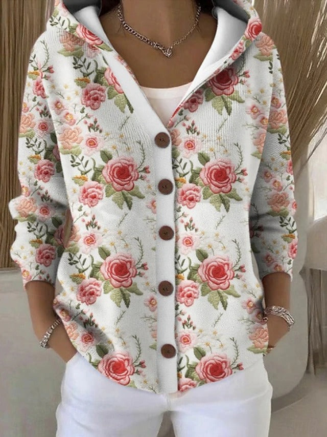 Jivara | Cárdigan Artístico con Capucha en Patchwork