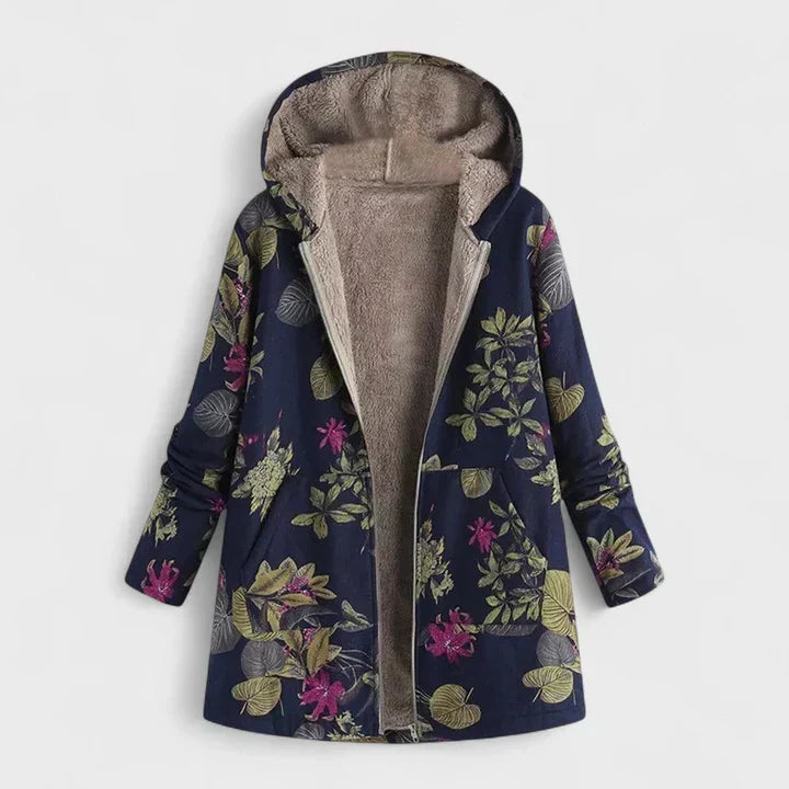 Claudia | Chaqueta Botánica con Capucha