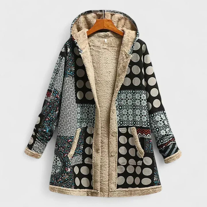 Claudia | Chaqueta Botánica con Capucha